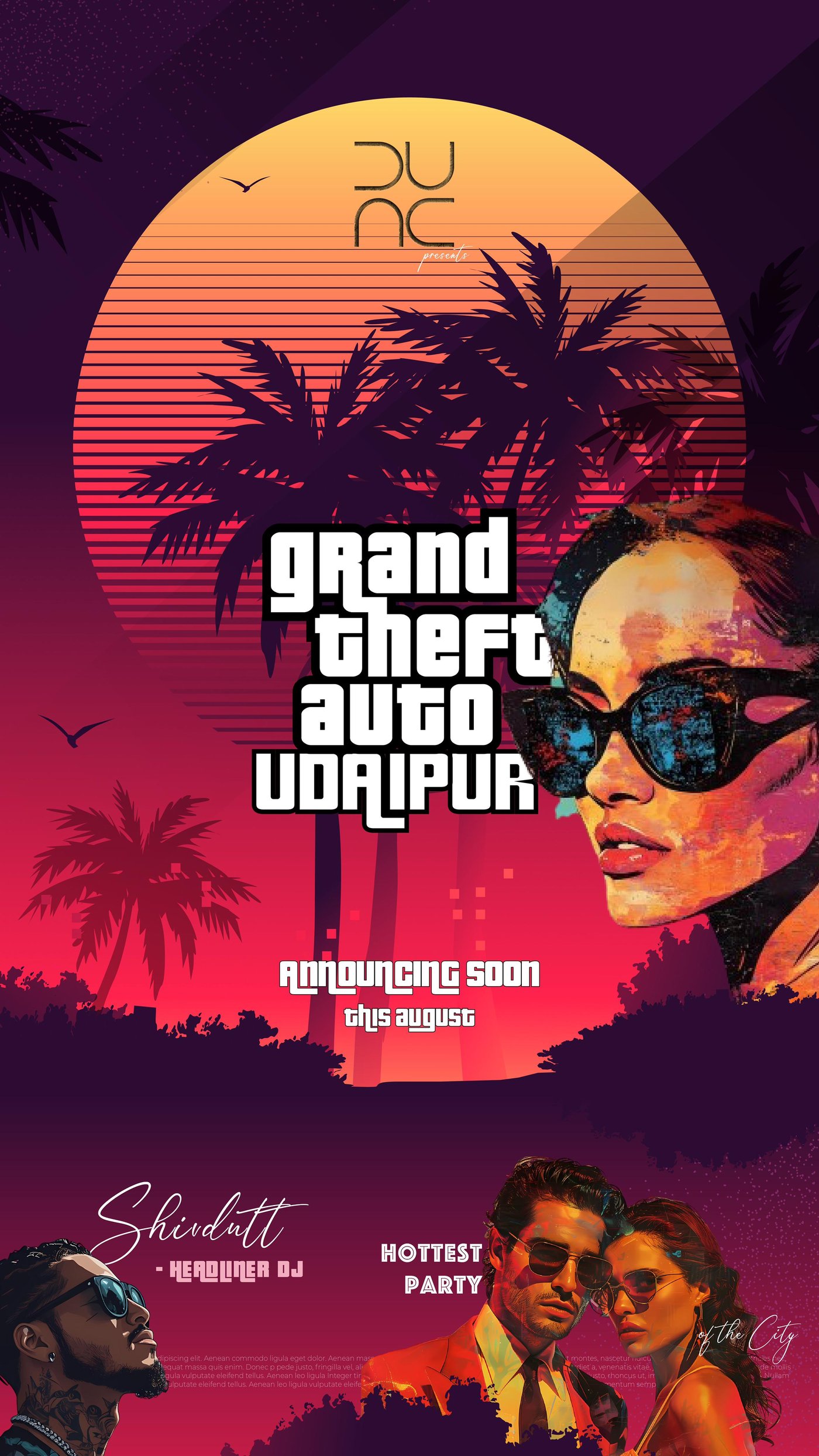 GTA Udaipur — Announcing Soon teaser poster
